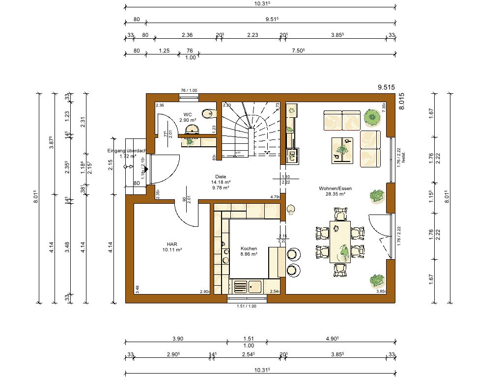 Familien- und seniorengerechtes Haus